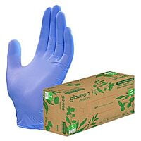 GloveOn Avalon Biodegradable Nitrile Examination Gloves Powder Free Blue GloveOn Avalon Biodegradable Nitrile Examination Gloves Powder Free Blue