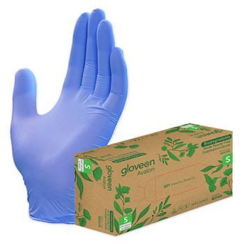 GloveOn Avalon Biodegradable Nitrile Examination Gloves Powder Free Blue