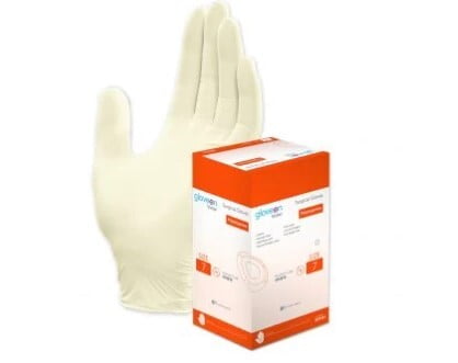 GloveOn Victor Polyisoprene Sterile Powder Free Surgical Gloves White GloveOn Victor Polyisoprene Sterile Powder Free Surgical Gloves White