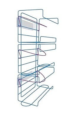 GloveOn Dispenser Metal Wire Frame With Springback Holder Fits 3 Boxes of Gloves