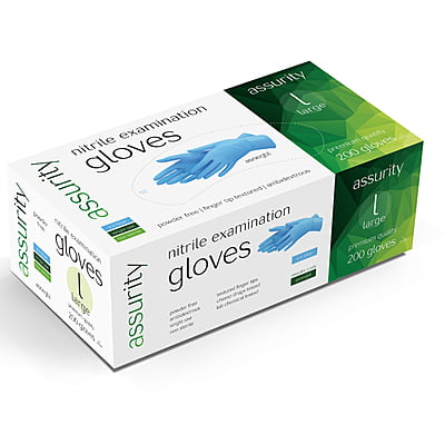 Nitrile Examination Gloves Pack of 200