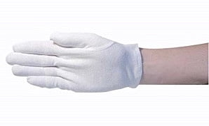 Livingstone Cotton Gloves White Pack of 12 Pairs