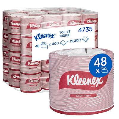 Kleenex Toilet Tissue 2 Ply 400 Sheet Carton of 48
