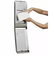 Stainless Steel Compact Towel Dispenser Stainless Steel Compact Towel Dispenser