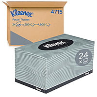 Kleenex Facial Tissue 2 Ply 200 Sheet Carton Of 24 Boxes