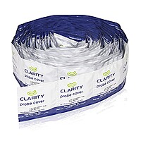 Clarity Lubricated Ultrasound Probe Covers Dispenser Box of 100