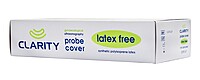 Clarity Latex Free Ultrasound Probe Covers Dispenser Box of 100 Clarity Latex Free Ultrasound Probe Covers Dispenser Box of 100