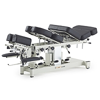 Pacific Medical Premium Column Lift Chiropractic Table With 4 Drop Sections