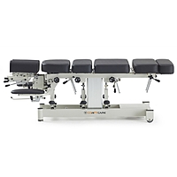 Pacific Medical Premium Column Lift Chiropractic Table With 4 Drop Sections