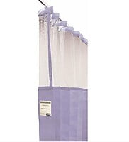 Haines Disposable Antimicrobial Medical Curtains With Mesh Top 7.5x2.3m Pack of 5