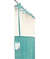 Haines Disposable Antimicrobial Medical Curtains With Mesh Top 7.5x2.3m Pack of 5