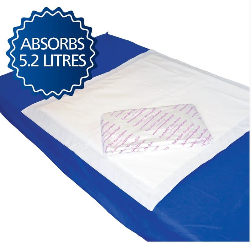 Haines TouchDry Plus Absorbent Pad For Maternity 90x90cm Carton Of 40 ...