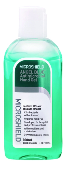 Microshield Blue Antimicrobial Angel Hand Gel 100ml