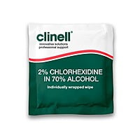 Clinell 2% Clorhexidine Medical Device Wipes Pack of 240