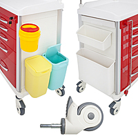 Emergency Trolley With Locking Bar