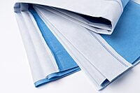 Softmed Sterilisation Wrap Heavy Duty 75gsm Double Layer Blue/White